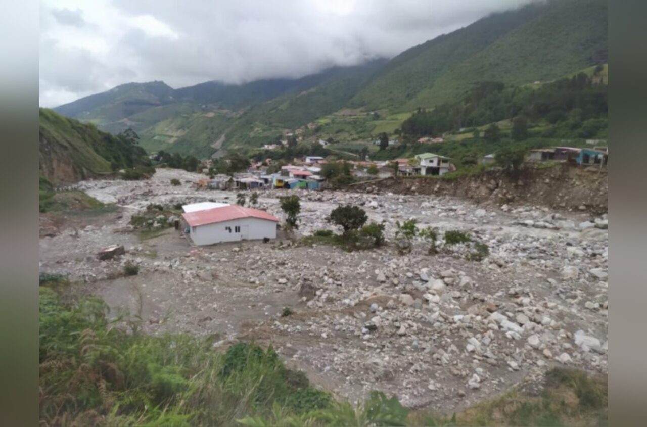Timotes Mérida Venezuela tras las lluvias
