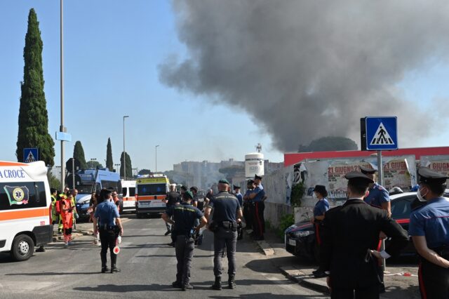 Treinta heridos por explosión en una gasolinera en Roma