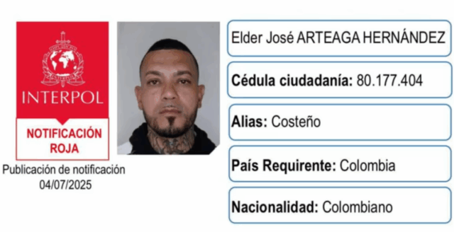 Policía de Colombia captura a otro implicado en el atentado contra Miguel Uribe Turbay