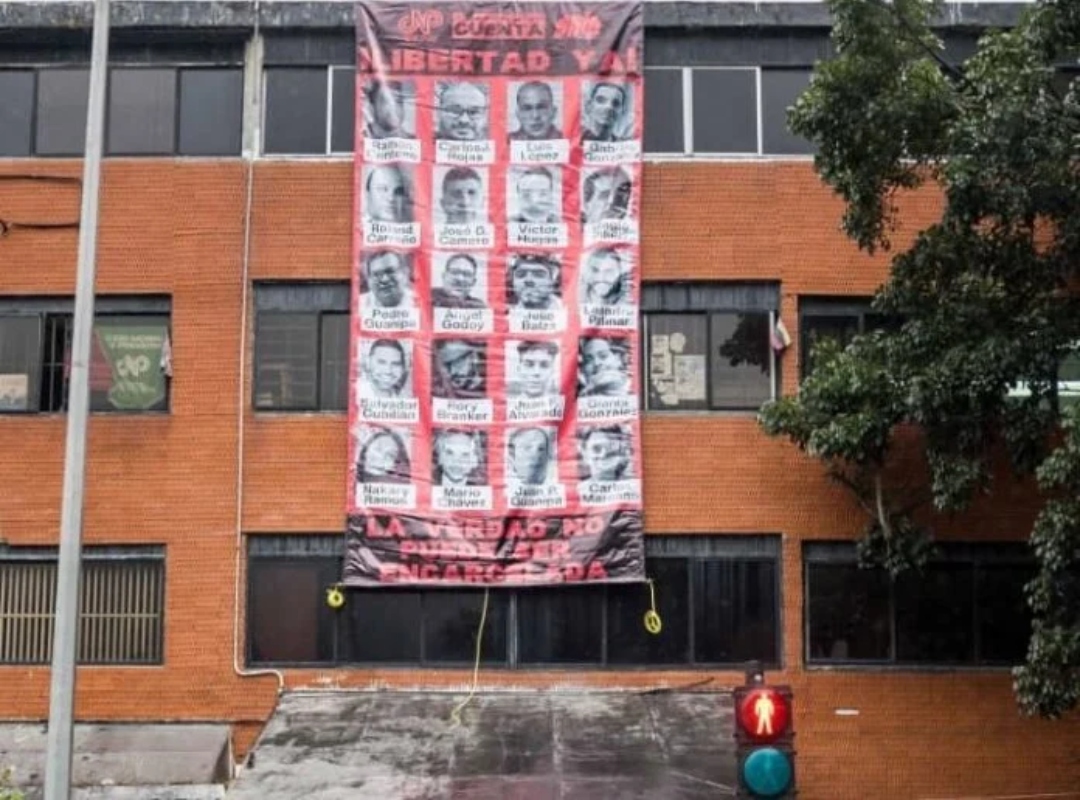 CNP Caracas pancarta