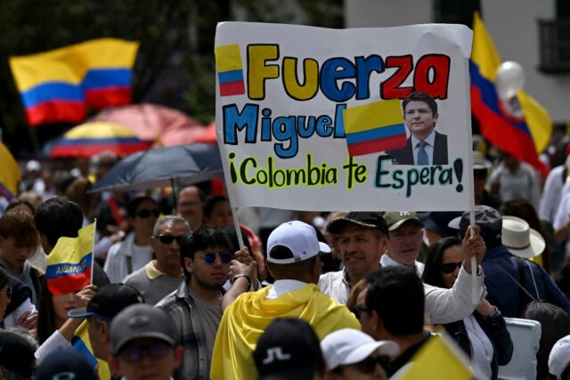Miguel Uribe Turbay lidera intención de voto para las elecciones en Colombia