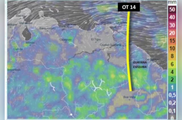 El Inameh advierte sobre lluvias y tormentas eléctricas en regiones del país