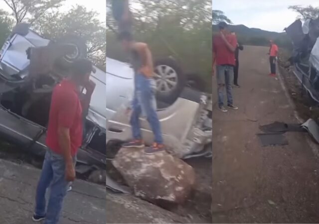 Siete religiosos heridos en vuelco de camioneta en Falcón, entre ellos un sacerdote brasileño