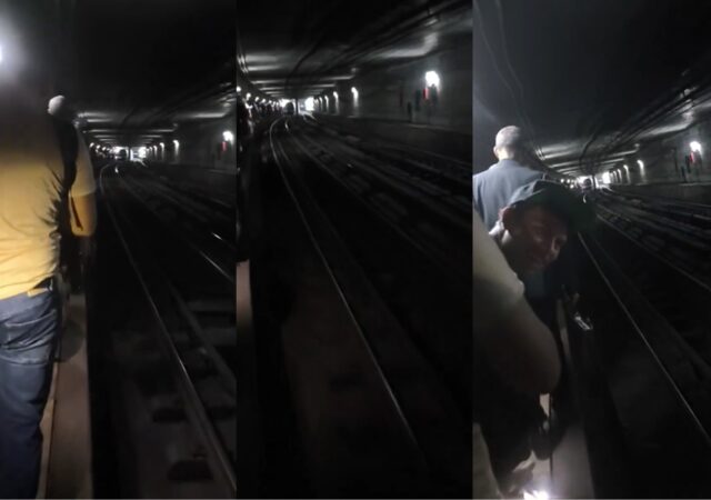 Falla en el Metro de Caracas obligó a usuarios a caminar por los túneles entre Sabana Grande y Plaza Venezuela