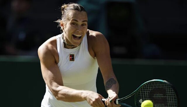 Sabalenka se despide de Wimbledon
