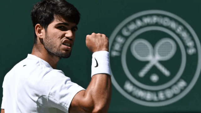 Carlos Alcaraz alcanzó su tercera final consecutiva de Wimbledon