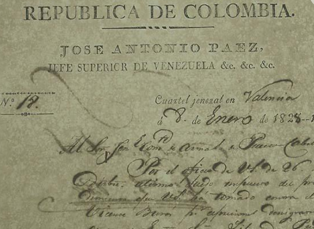Una "independencia" entre misivas