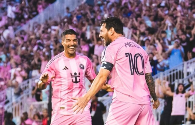 El Inter Miami le ganó al Nashville con el quinto doblete seguido de Messi