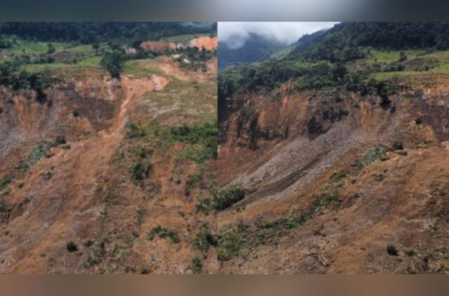 18 casas tapiadas por deslizamiento de tierra en Táchira