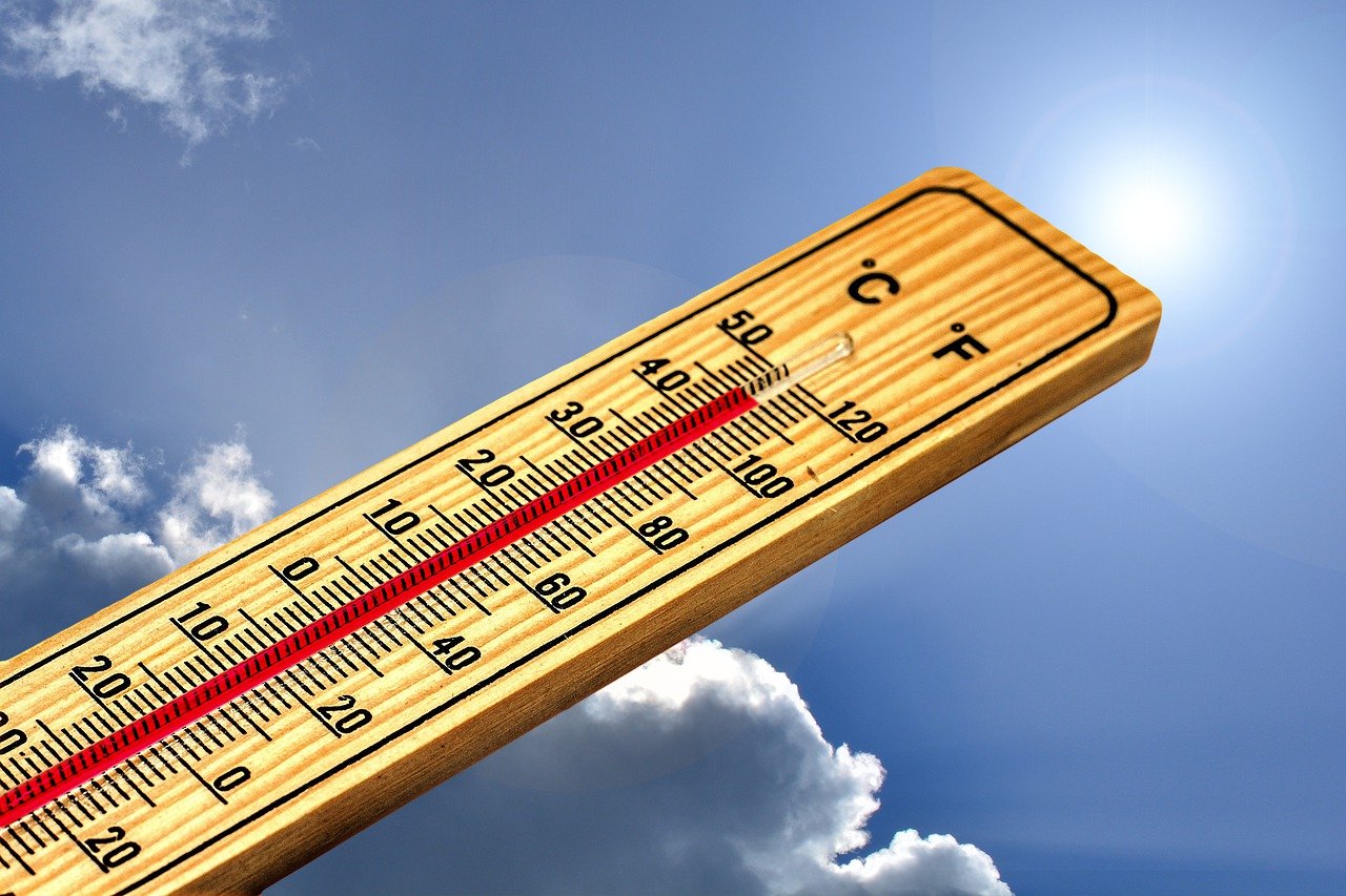 thermometer, nature, summer, hot, heat, sun, temperature, warmth, energy, heaven, weather, climate, extreme