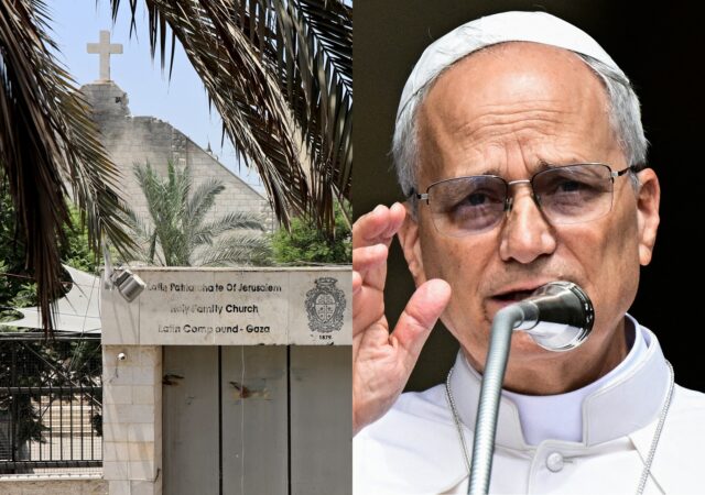El Papa exige alto el fuego tras bombardeo contra la única iglesia católica en Gaza