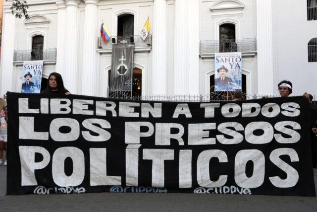 Justicia Encuentro y Perdón exige libertad inmediata para todos los presos políticos