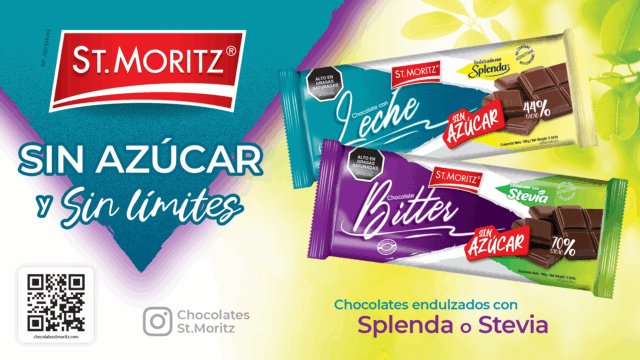 St. Moritz Sin Límites: Chocolates Sin Azúcar con Stevia o Splenda