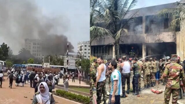 16 muertos y más de 100 heridos tras estrellarse un avión militar en Bangladés