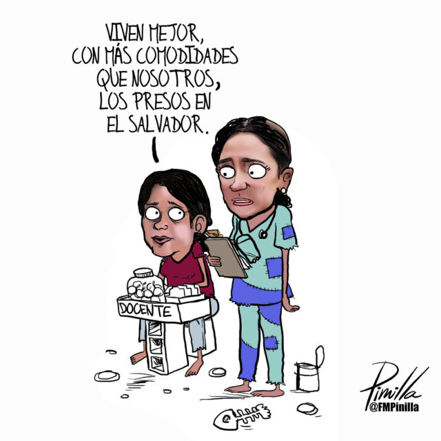 Pinilla: Se vive mejor preso en El Salvador