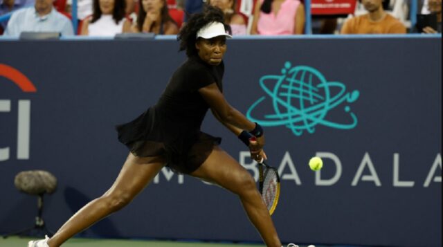 Venus Williams se queda sin fuerzas y pierde en Washington
