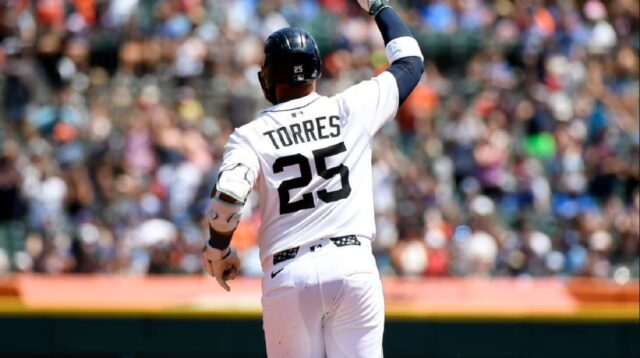 Gleyber Torres acabó con la mala racha de los Tigres