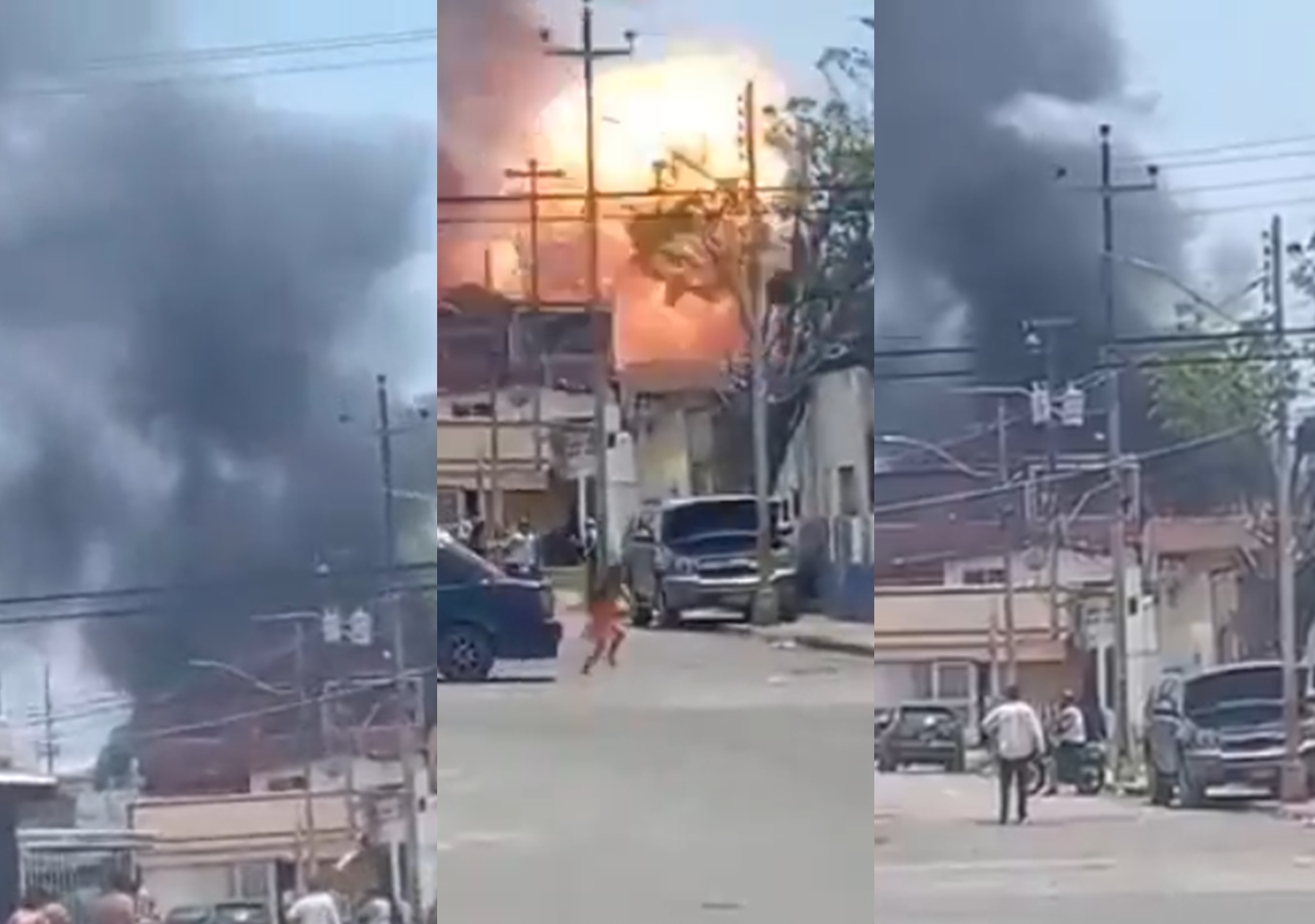 Ocho heridos tras explosión por fuga de gas en panadería de Cumaná
