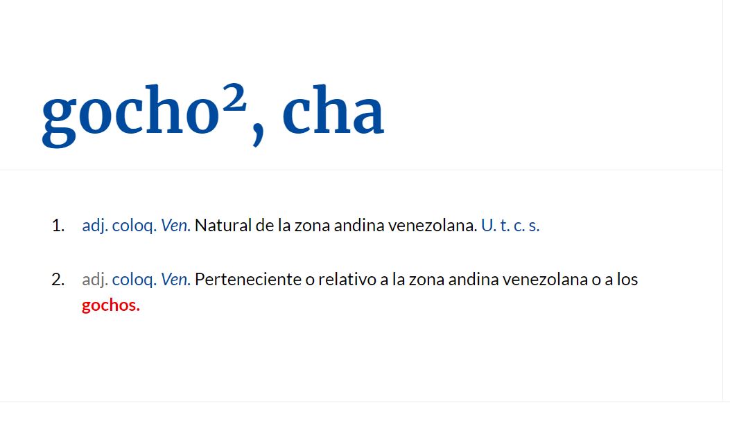 Gocho/a en la RAE: una conquista lingüística y cultural