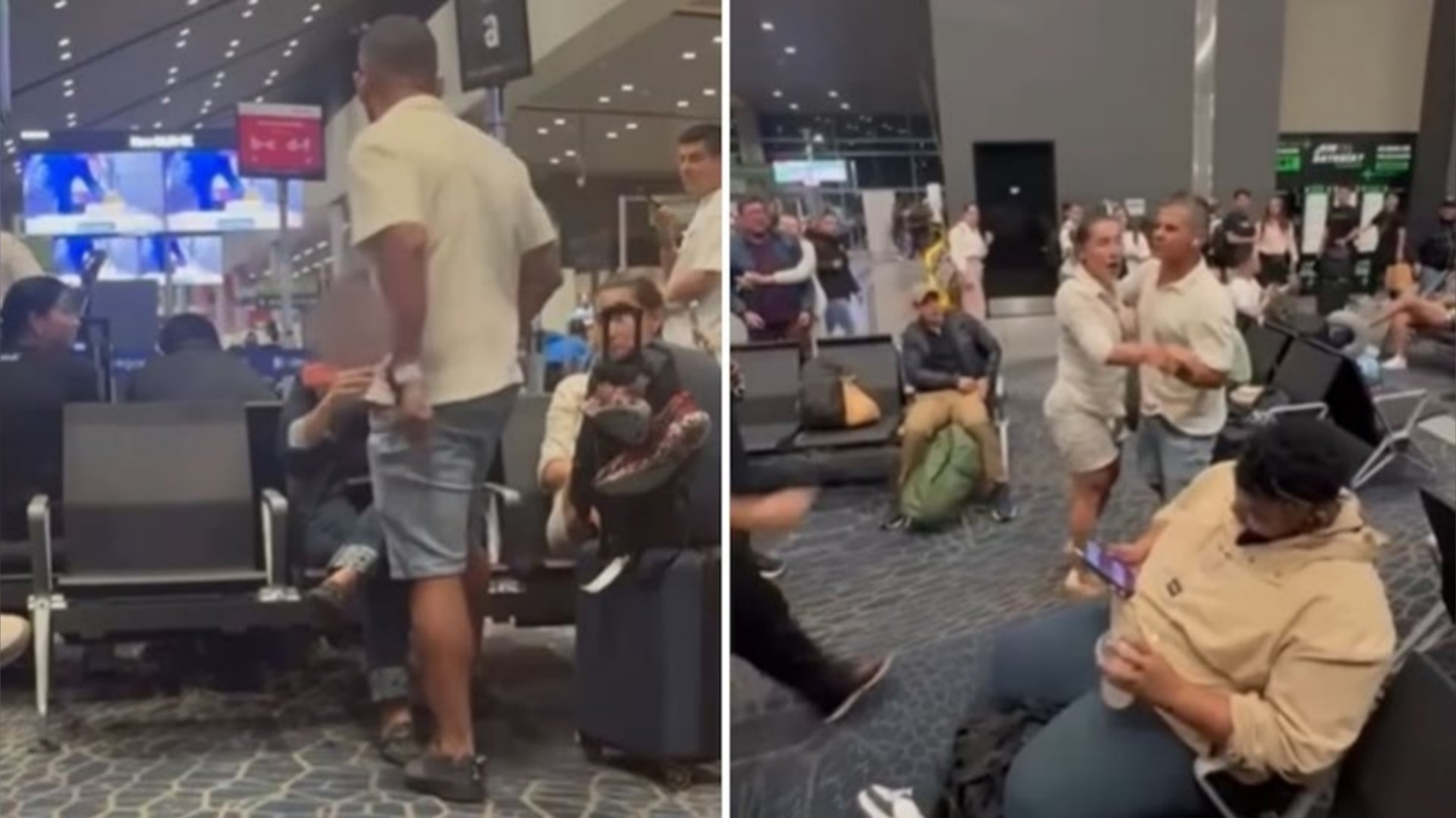 [VIDEO] La brutal agresión a una mujer en el aeropuerto El Dorado desata indignación