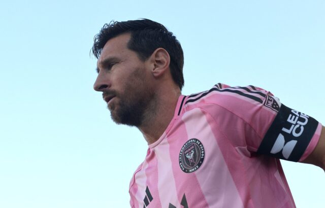 Messi sufre lesión en partido de la Leagues Cup