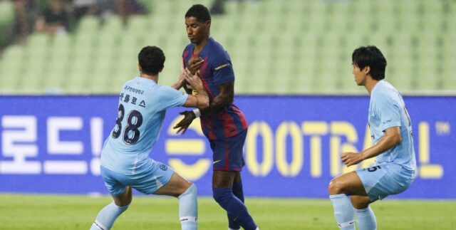 Barcelona cerró su gira asiática con goleada al Daegu