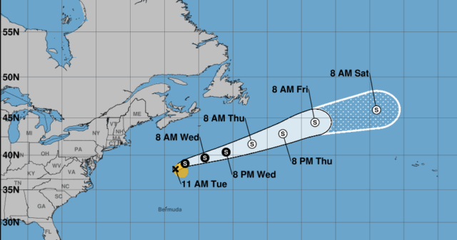 Tormenta tropical Dexter se debilita y podría convertirse en ciclón postropical esta semana