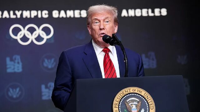 Trump supervisará los Juegos Olímpicos 2028