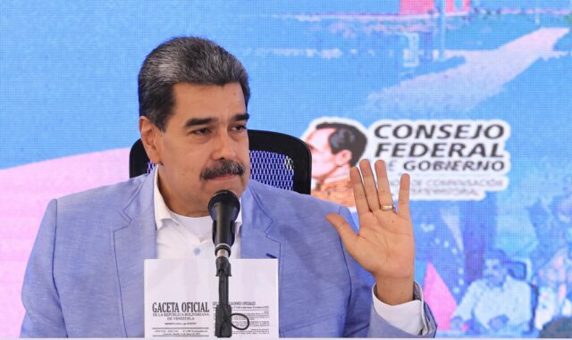 Maduro acusó al gobierno de Trump de financiar una "conspiración" contra Venezuela