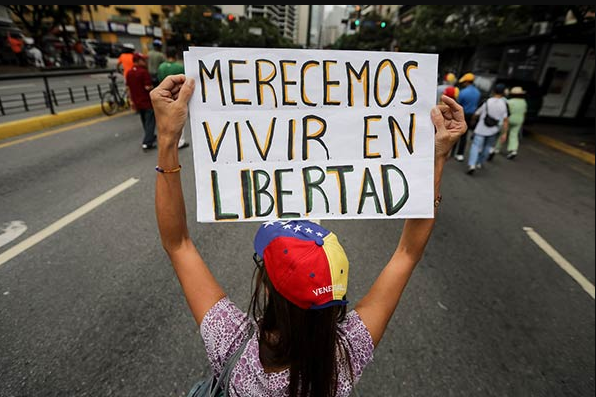  ¡Sin libertad y sin dignidad!