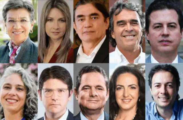 El abanico electoral colombiano 