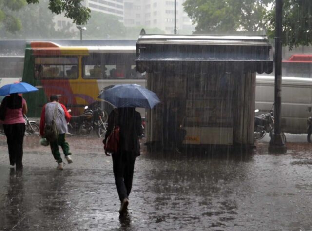 Inameh advierte lluvias de intensidad variable en gran parte del país