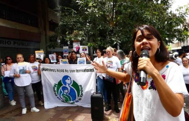 Martha Grajales está detenida en la PNB de Maripérez, donde habían negado cuatro veces su presencia