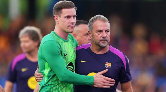 Hansi Flick: "La situación con Ter Stegen no era buena"