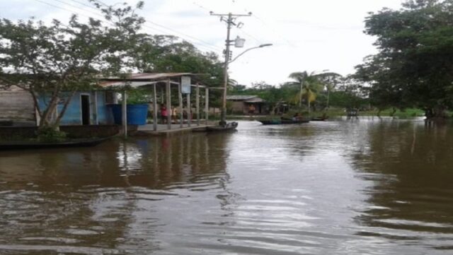 Orinoco a centímetros de la alerta roja en Delta Amacuro: 57 familias incomunicadas