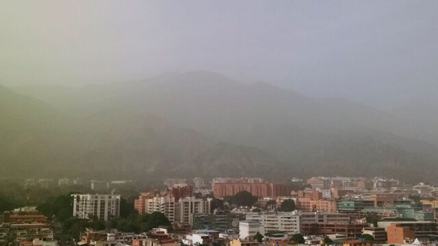 Polvo del Sahara limita la nubosidad en gran parte de Venezuela