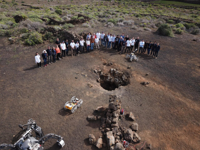 Validan en Españamisión robótica para explorar tubos volcánicos en otros planetas