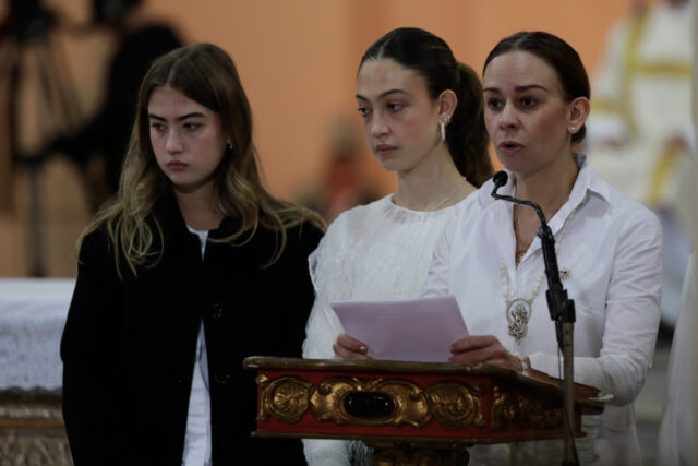 Las conmovedoras palabras de María Claudia Tarazona en la misa del funeral de Miguel Uribe