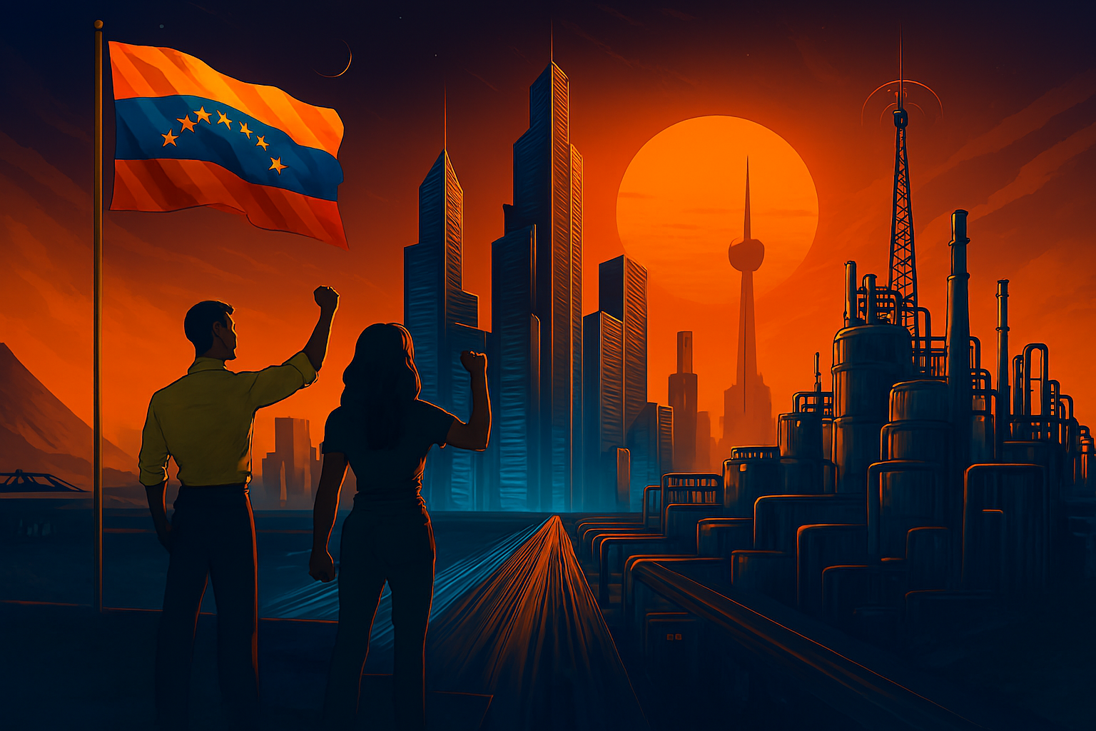La nueva Venezuela: tecnología, industria, prosperidad y libertad