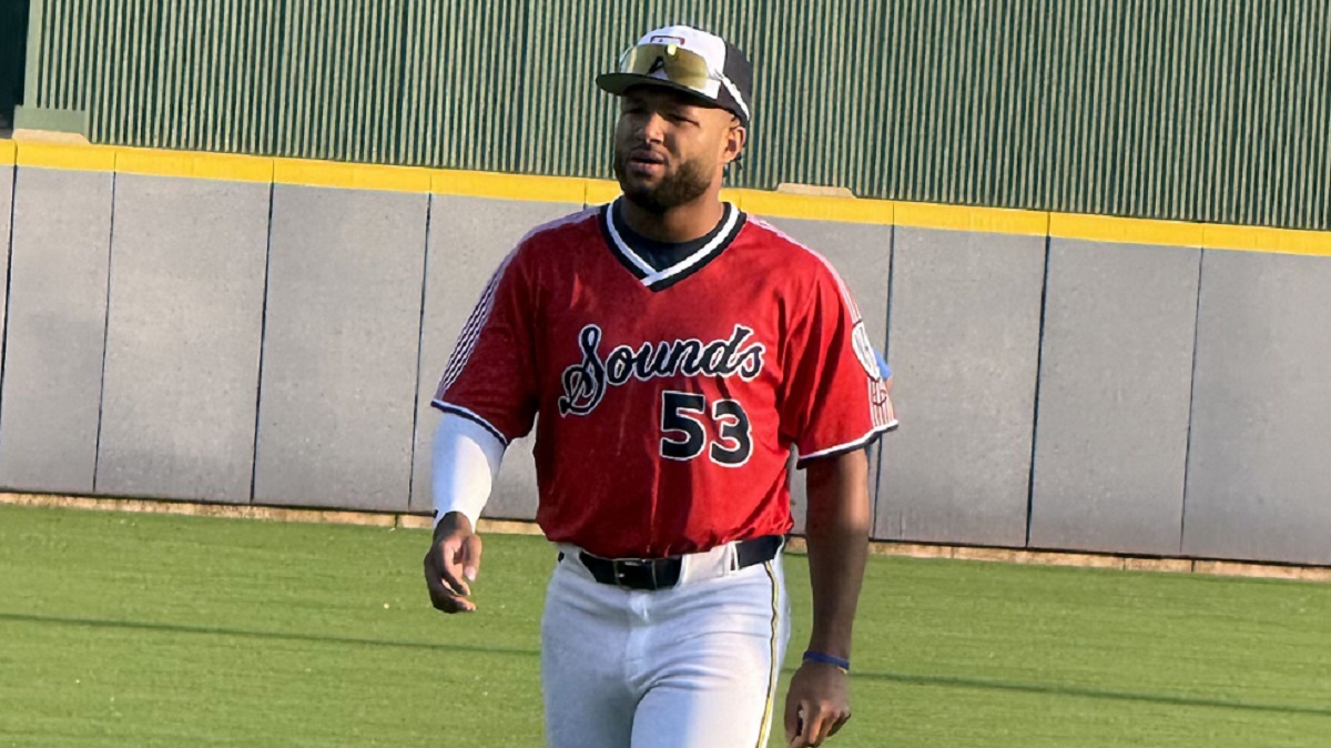 Jackson Chourio durante su juego de rehabilitación Foto Miriam Alejandra Bracho