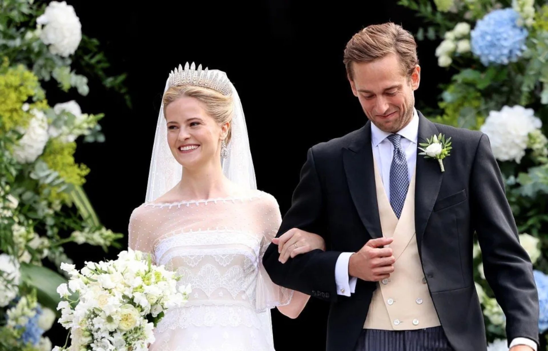 Boda de la Princesa María Carolina de Liechtenstein Con El Venezolano Leopoldo Maduro Vollmer. Foto: Casas Reales