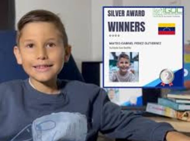 Orgullo nacional: niño venezolano gana medalla de plata en la Olimpiada Internacional de Geometría 2025