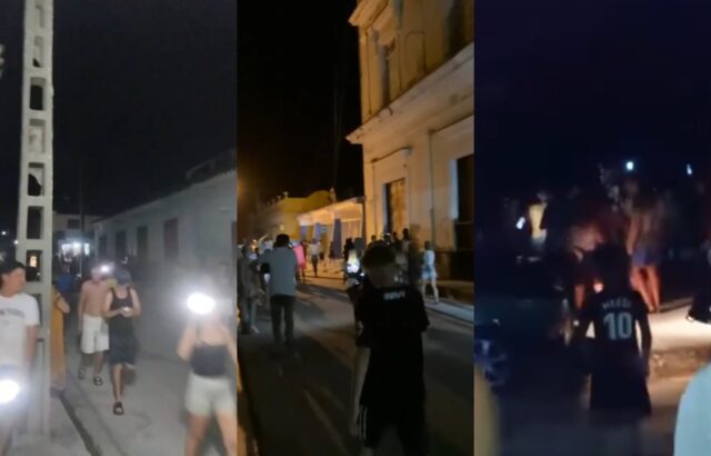Cubanos protestaron por apagones: "No hay casi corriente ni agua" Cubanos protestaron por apagones: "No hay casi corriente ni agua"