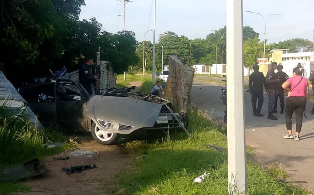 Tres muertos y un herido en accidente en Ciudad Bolívar