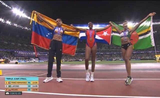 Yulimar Rojas cedió el trono en el Mundial de Tokio