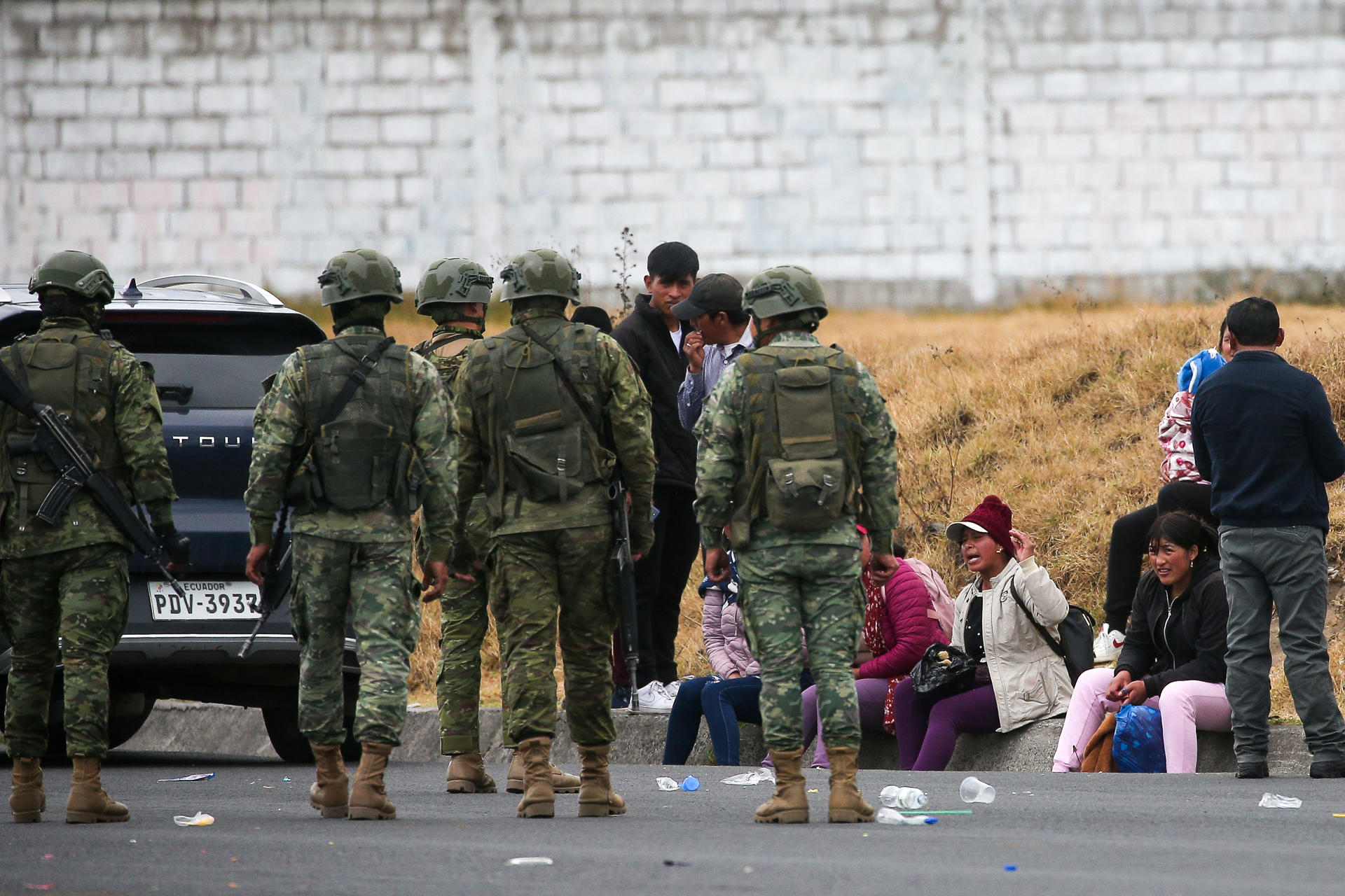 Miembros del Tren de Aragua detenidos en protestas en Ecuador