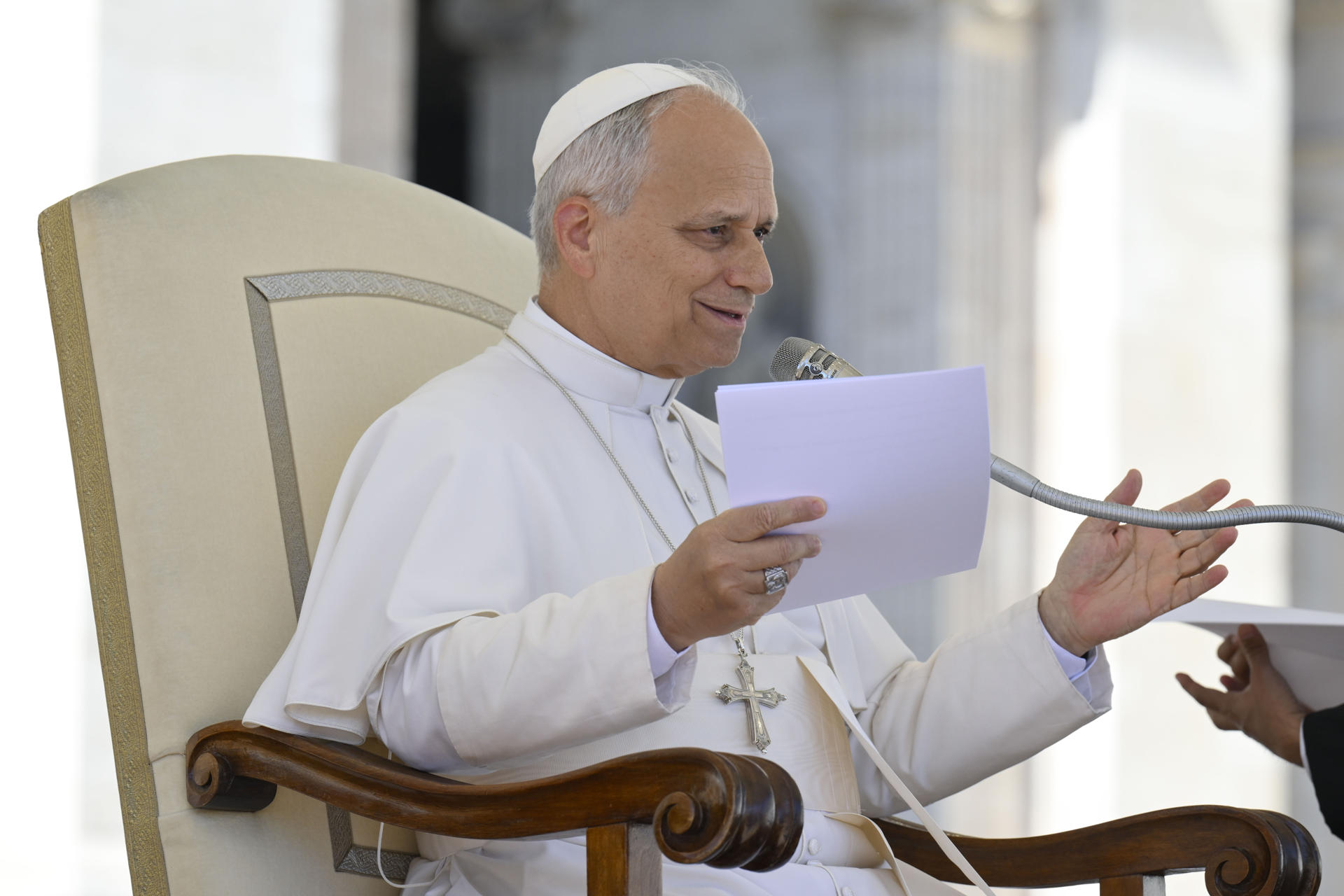El papa León XIV envió 5.000 dosis de antibióticos a Gaza