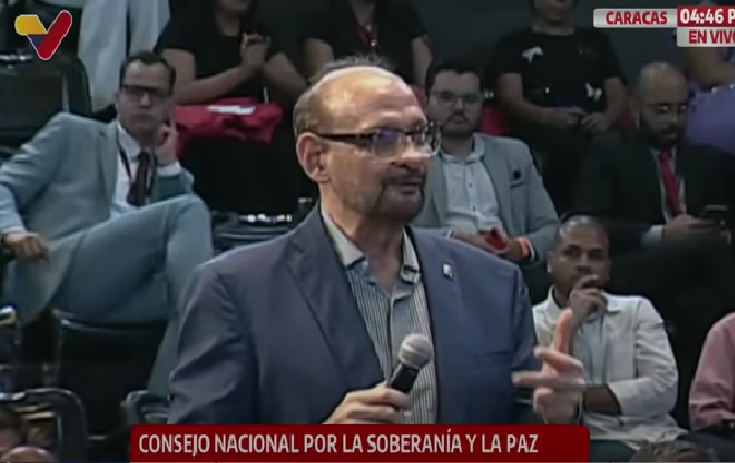 Jorge Rodríguez y el "doctor" Schémel