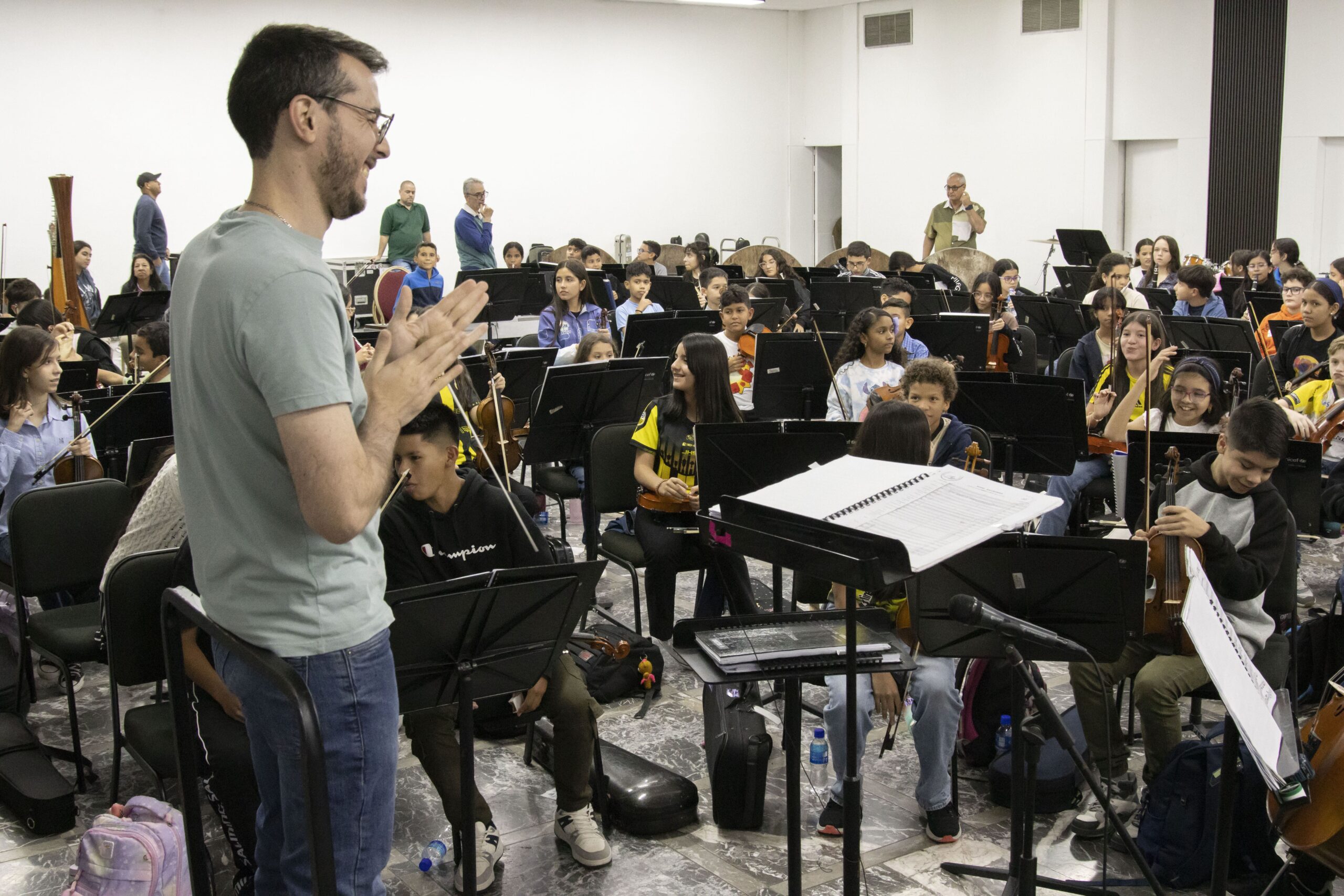 El Sistema honra la fe del maestro Abreu