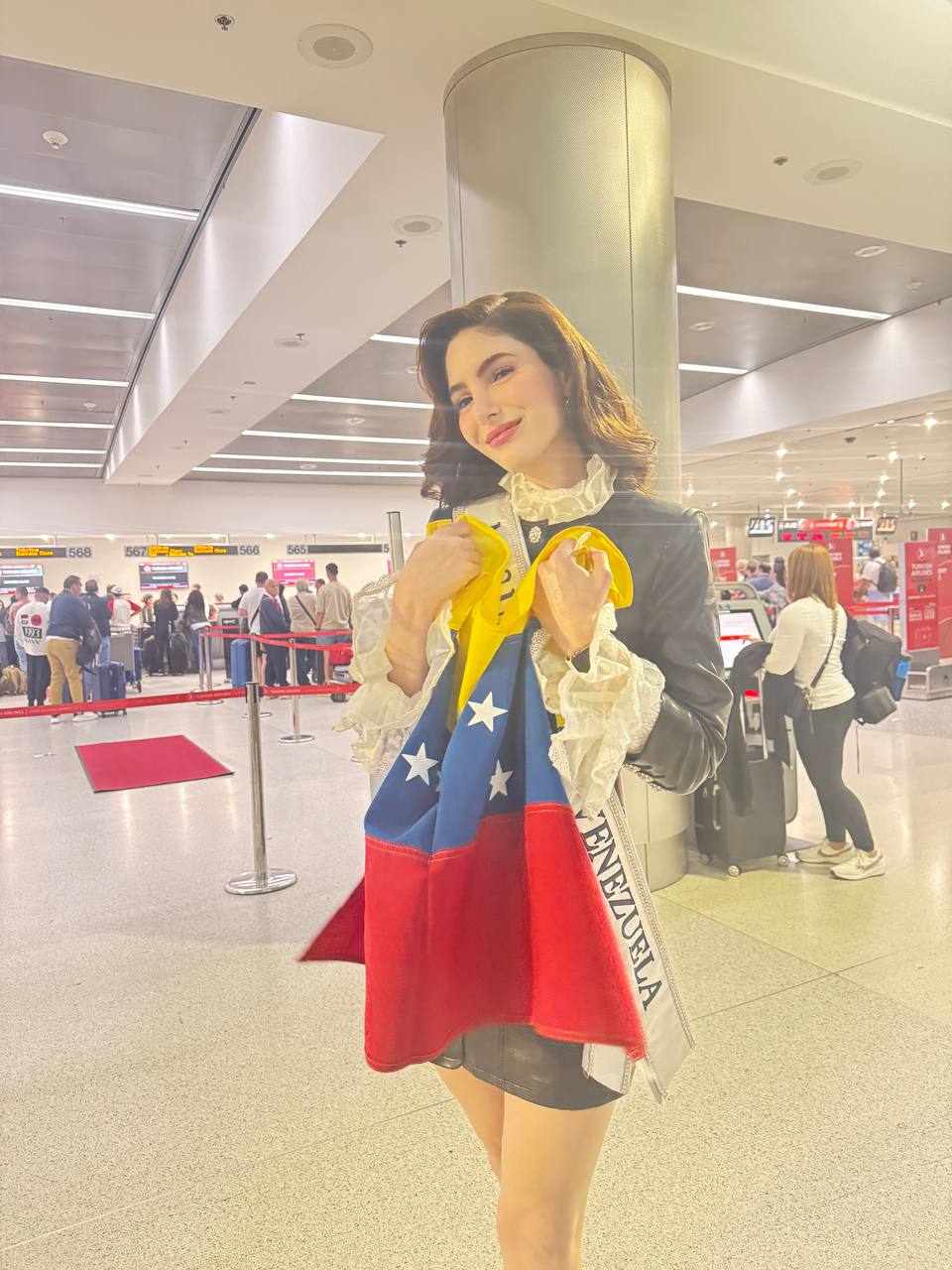 La Miss Venezuela dijo sentirse emocionada por este reto en su vida. Foto: María Beatriz Manzano | El Nacional 